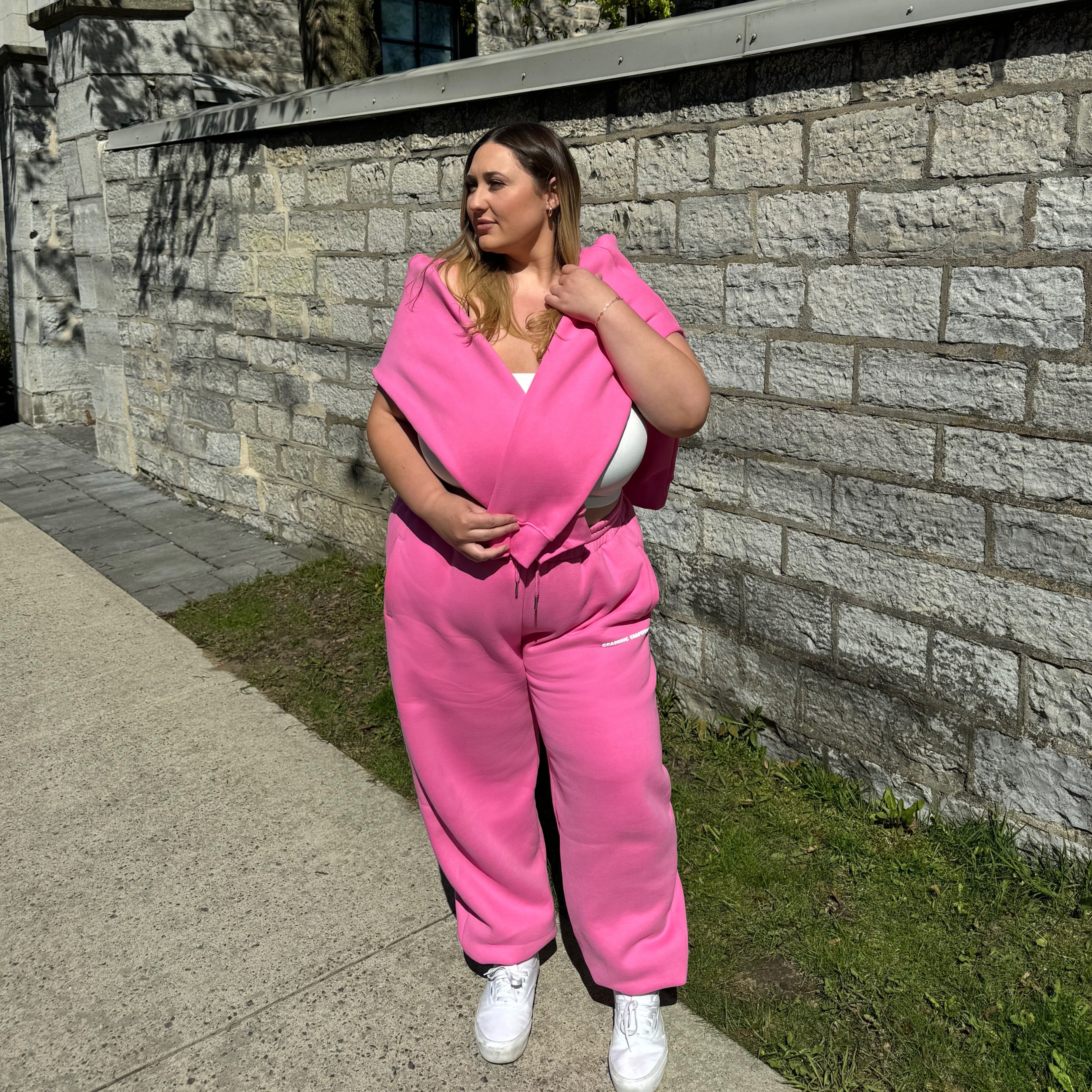 Sunday Funday Pink Sweatpants