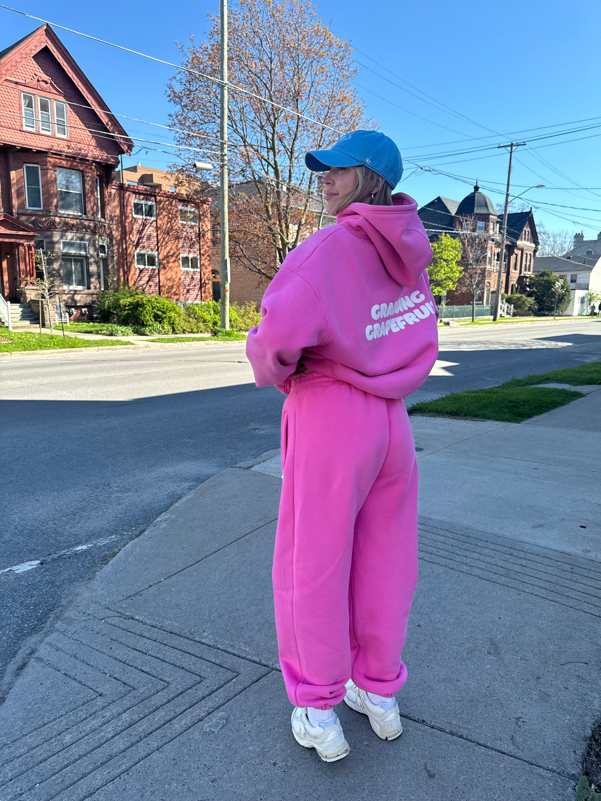 Sunday Funday Pink Puff Hoodie