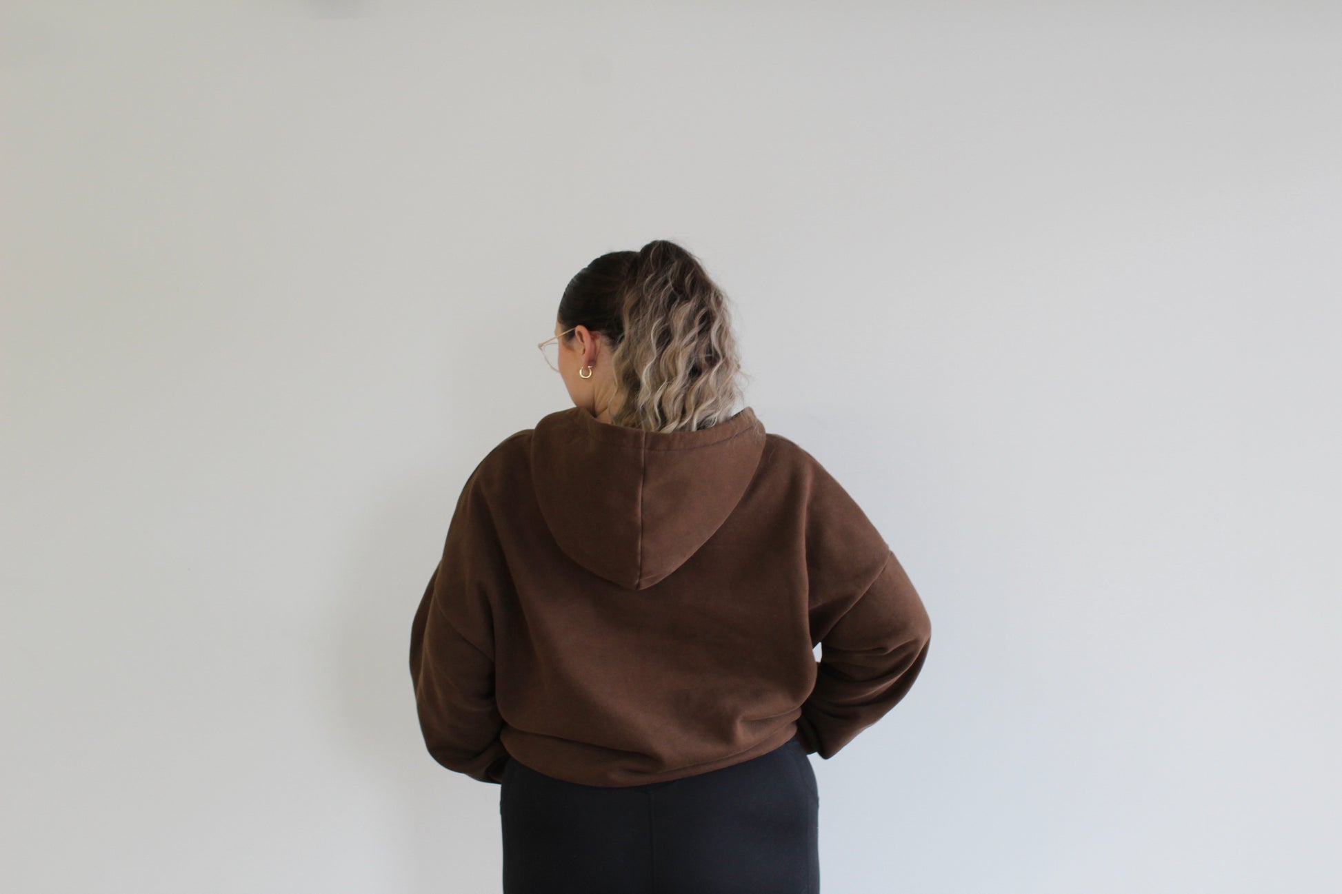 After Hours Espresso - Full Length Zip Up Hoodie