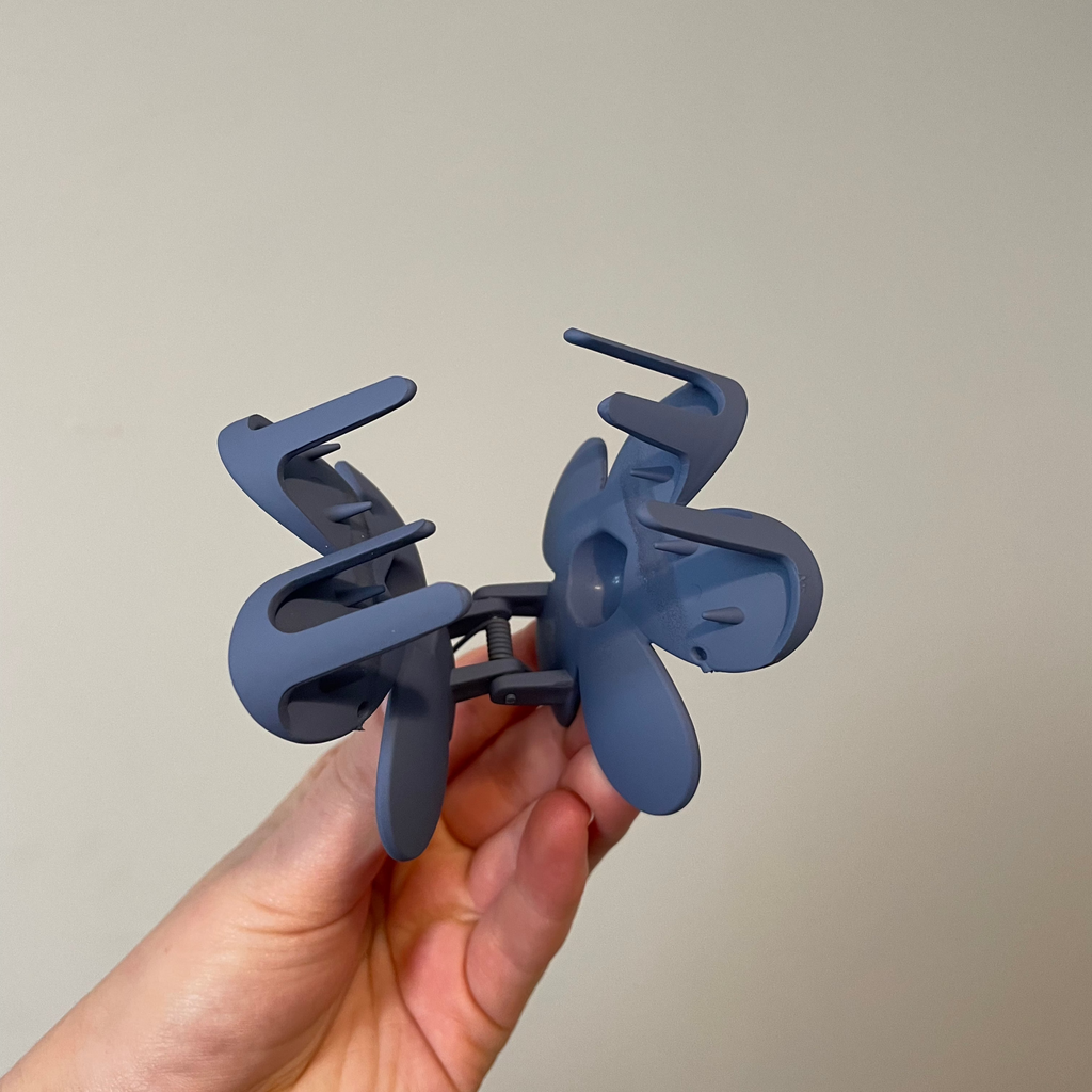Dark Blue Flower Claw