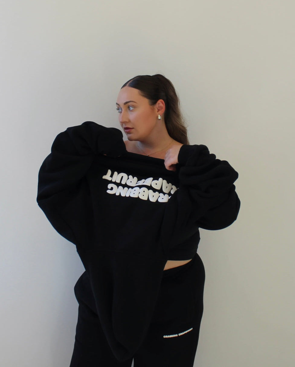 Twilight & Tonic - Black Puff Hoodie