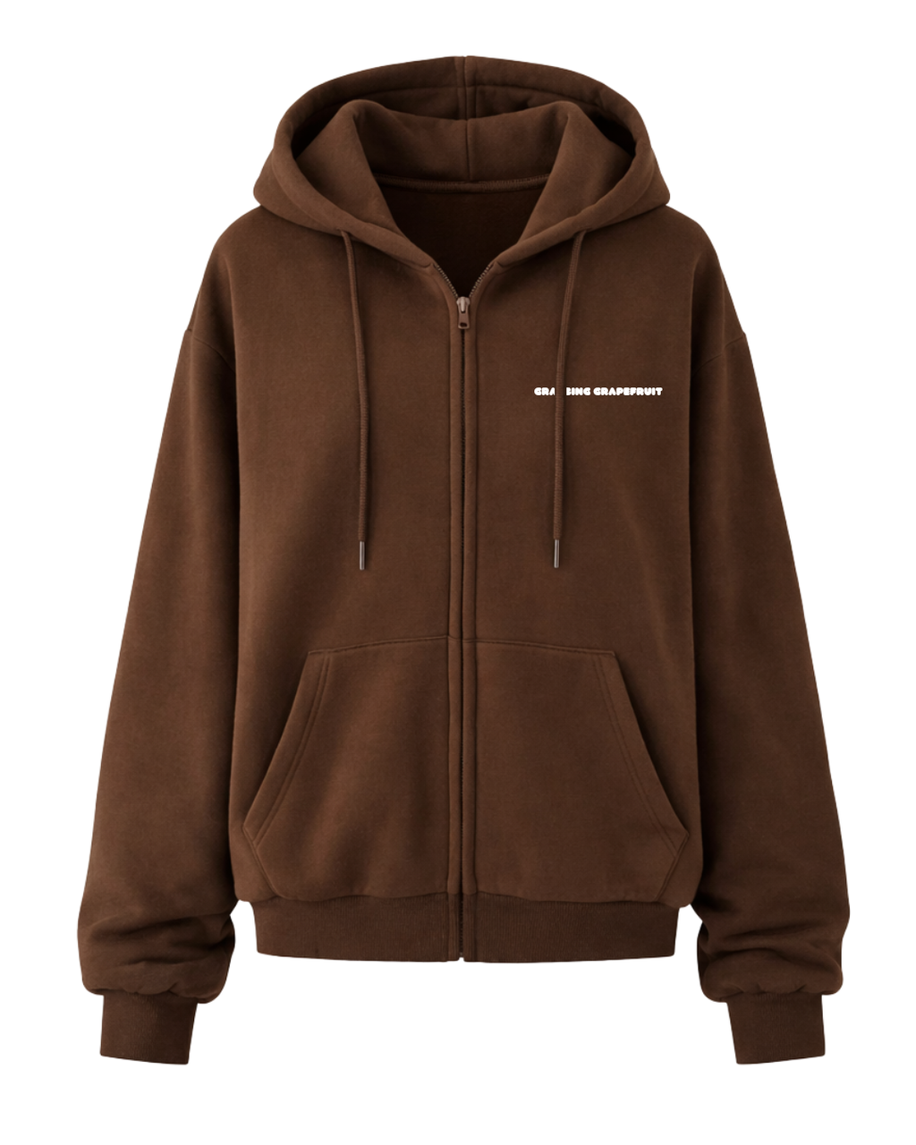 After Hours Espresso - Full Length Zip Up Hoodie