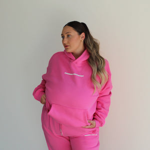 Sunday Funday Pink Puff Hoodie
