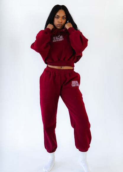 Fireside Maroon Sweatpants