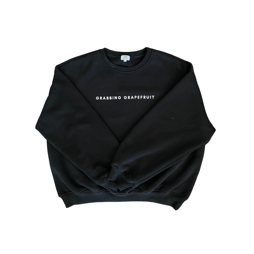 Own the Moment - Black Crew Neck