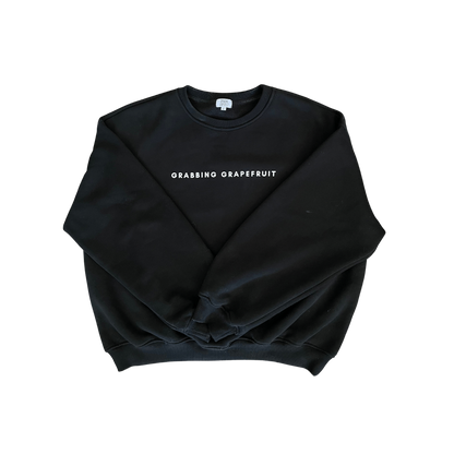 Own the Moment - Black Crew Neck